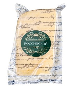 Российский сыр полутвердый с мдж 50%