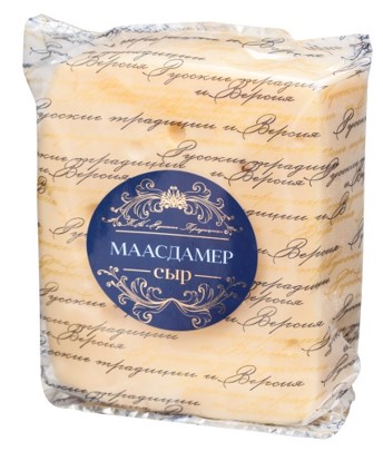Маасдамер сыр полутвердый с мдж 45%